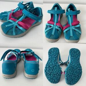Merrell DragonFly Sandals Kids Youth Size 13 Aqua Pink Unisex‎ Trail